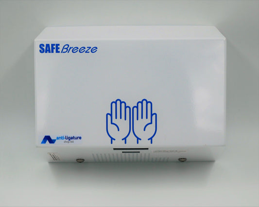 Safe Breeze Anti Ligature Hand Dryer front view