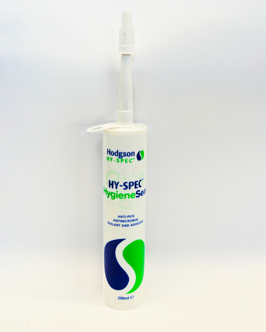 HY-SPEC HYGIENE SEAL ANTIMICROBIAL ANTI PICK AND SEALANT 290ML CARTRIDGE GREY
