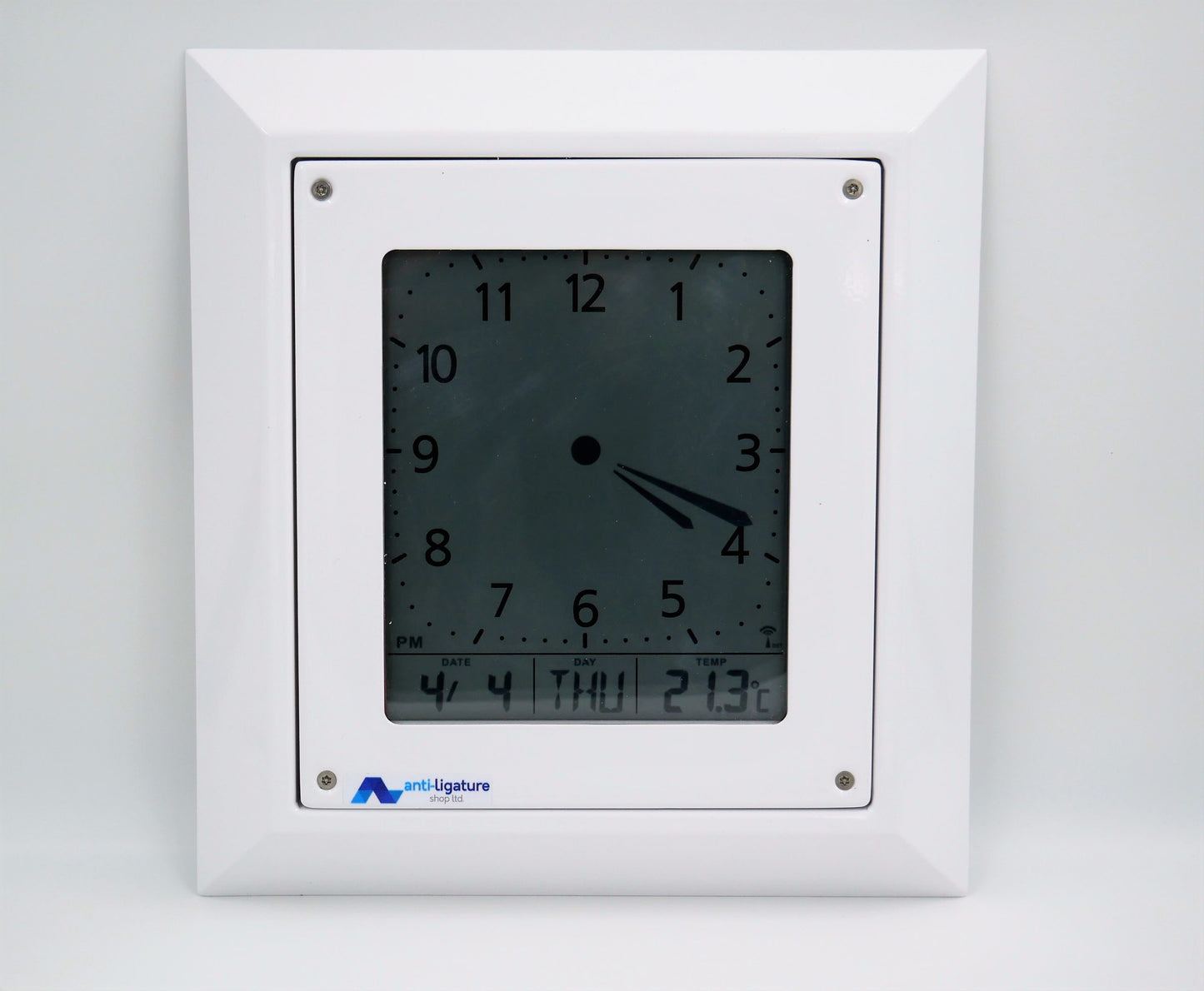Reduced-Ligature Digital Safe Clock – Battery Operated