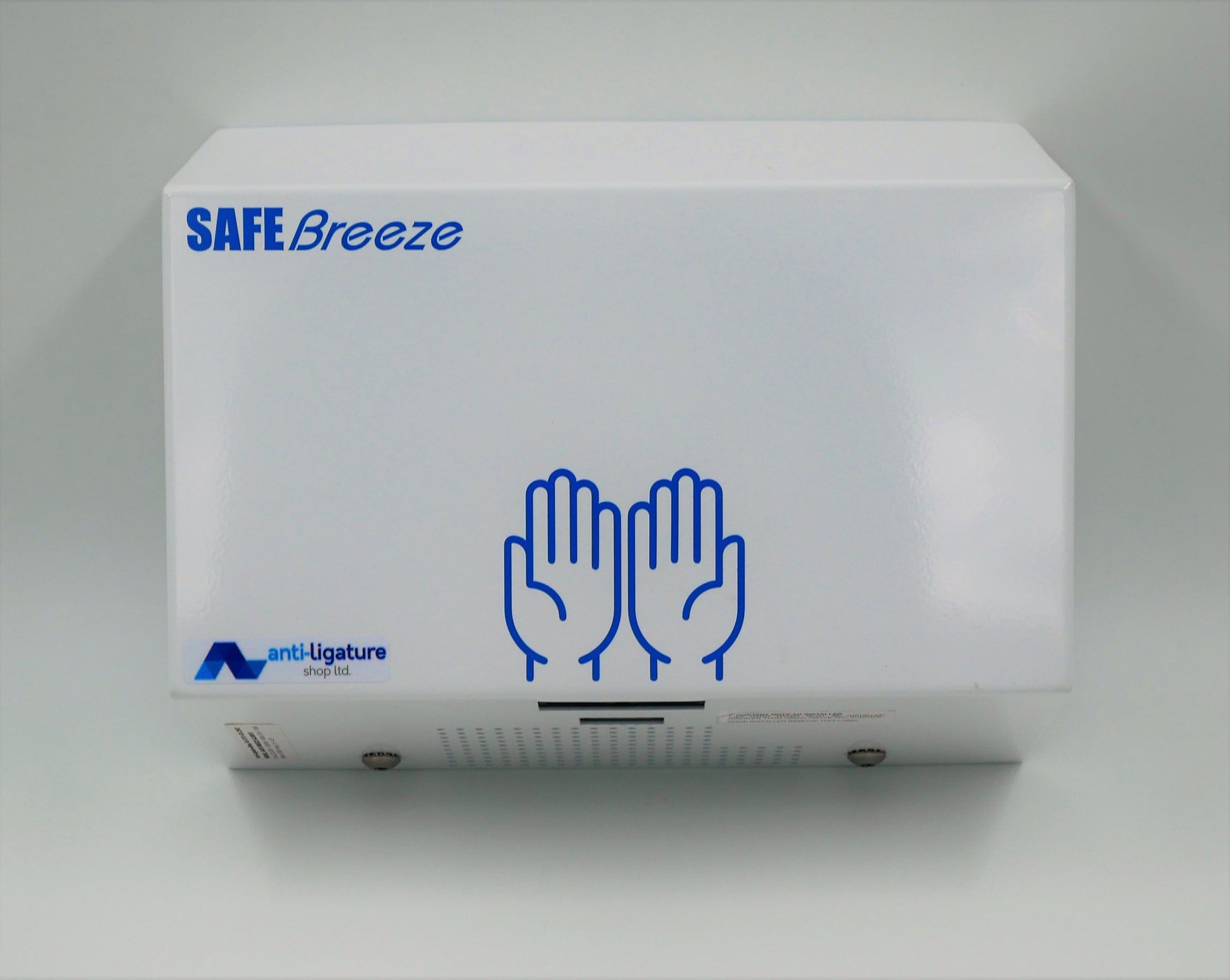 Safe Breeze Anti Ligature Hand Dryer front view 