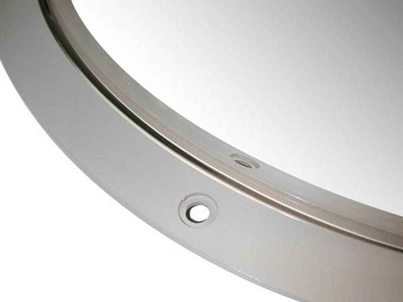 Reduced Ligature Quarter Dome Safety Mirror – 90° Polycarbonate Corner Vision (With Foam Insert)