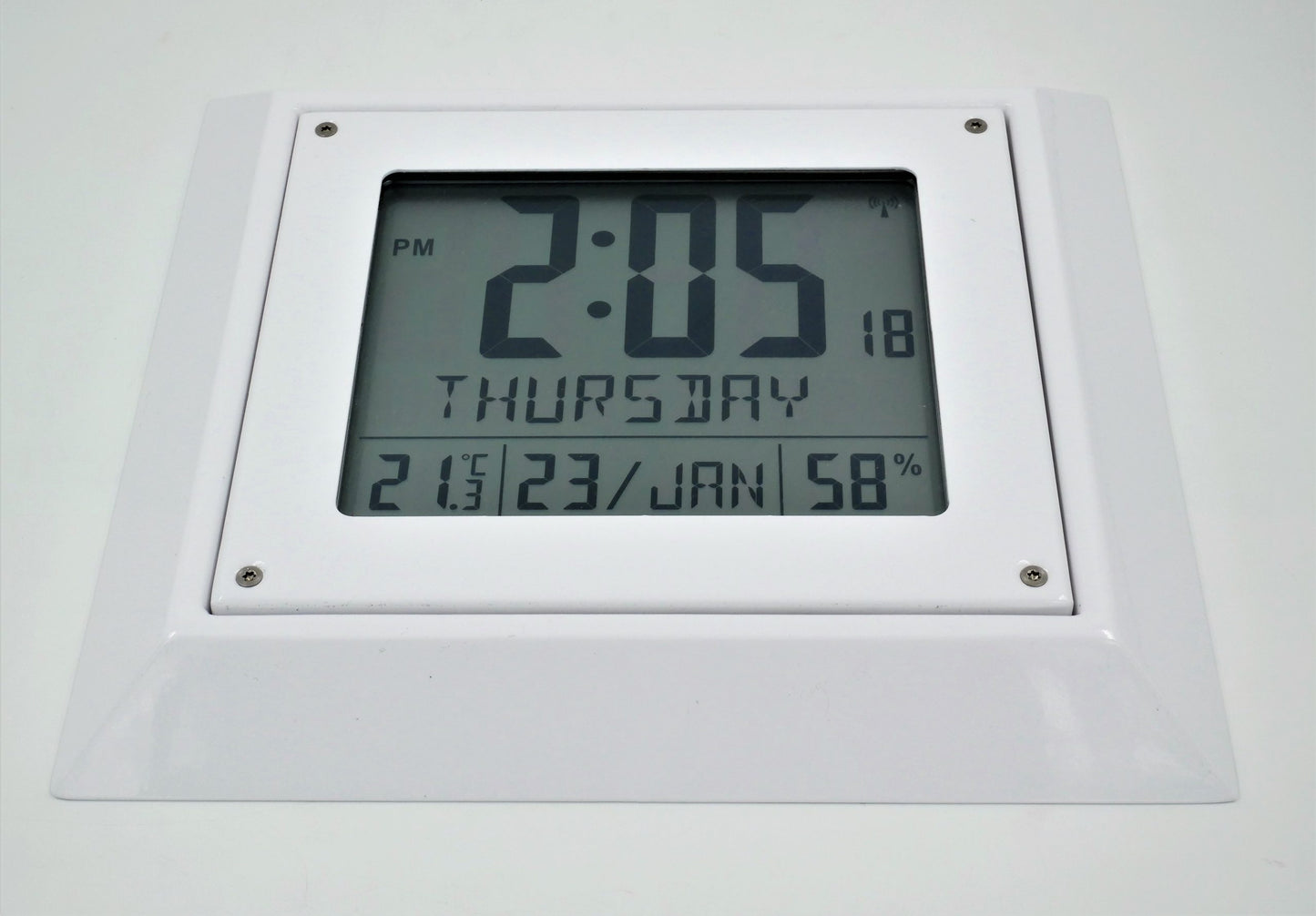 Reduced-Ligature Digital Safe Clock – Battery Operated