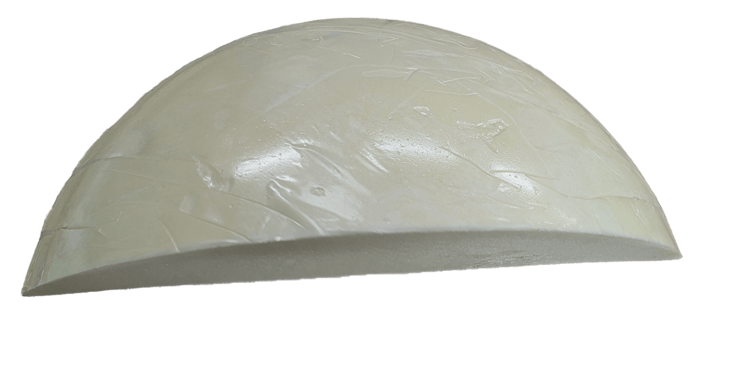 Ligature-Resistant Half-Face Dome Safety Mirror - Wide Area Surveillance